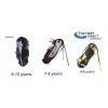 Junior Eagle Graphite Golf Clubs Set for Boys & Girls w/Stand Bag, Putter and Two Head Covers: 4-6yrs, 7-9yrs & 9-12yrs 